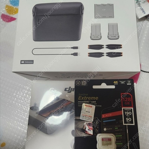[미개봉신품] DJI MINI 3 PRO RC킷 + 플라이모어 콤보 박풀셋 + 128GB 메모리 판매합니다.