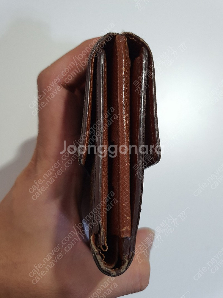 정품 루이비통 여성 포켓 반지갑--2