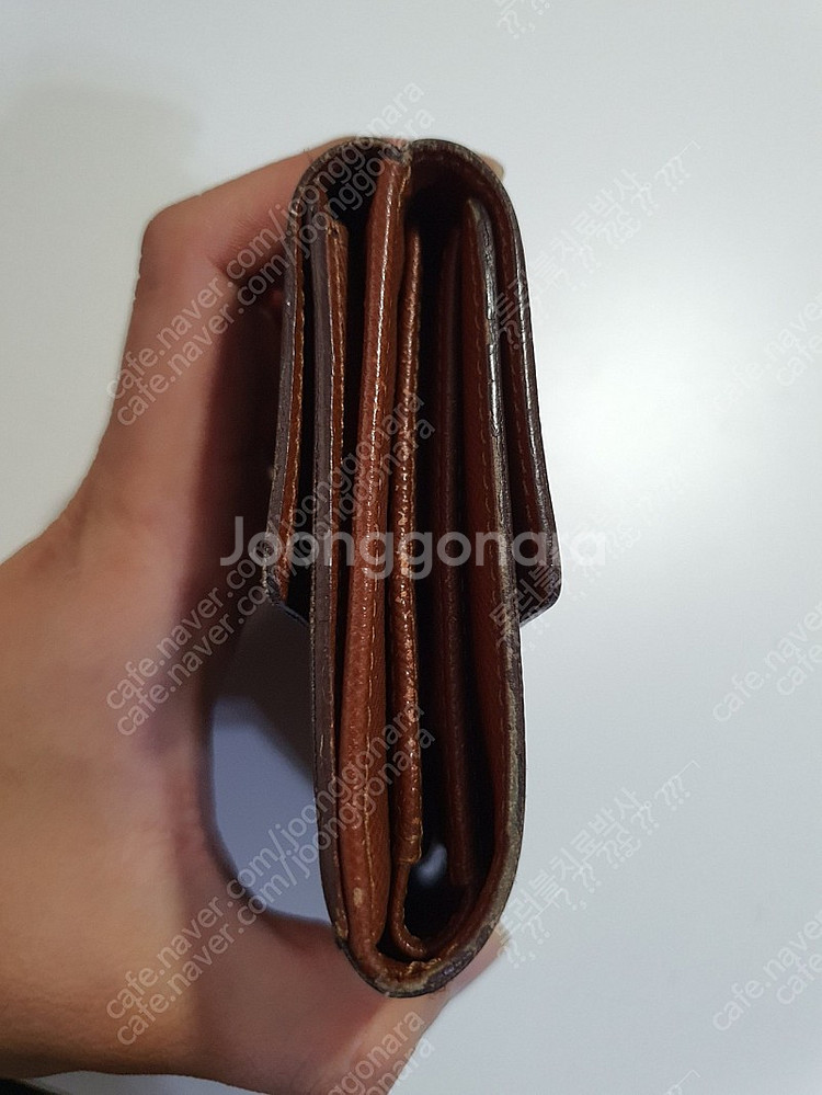 정품 루이비통 여성 포켓 반지갑--3