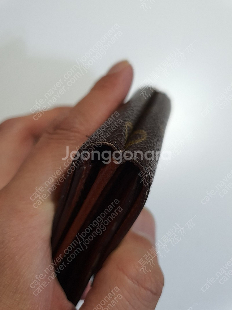 정품 루이비통 여성 포켓 반지갑--7