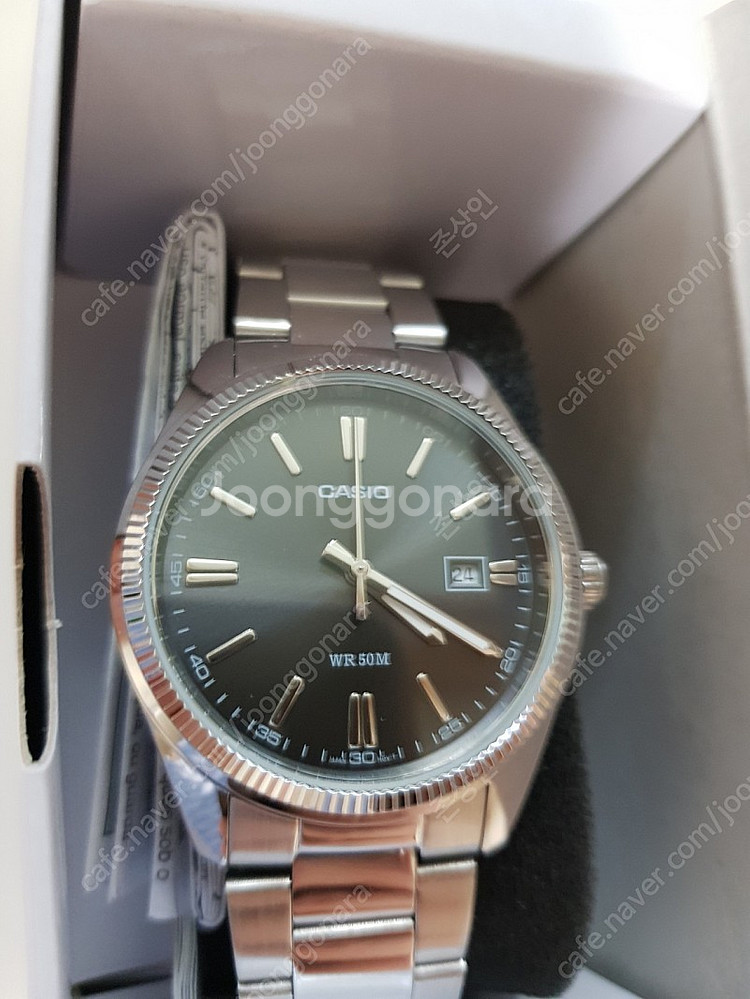 CASIO 메탈 시계 mtp-1302 pd--2