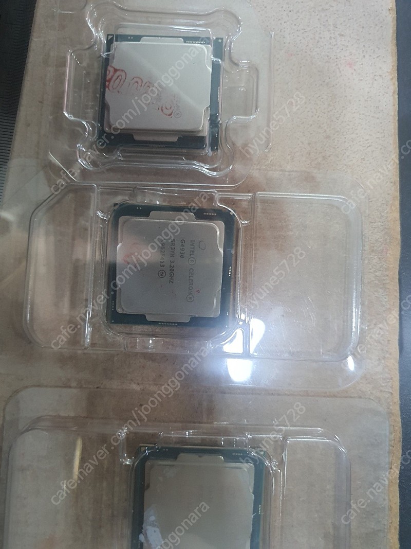 인텔 G3930 / G4930 /G5420 CPU 팝니... | CPU/메인보드 | 중고나라