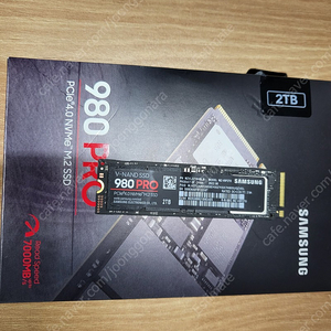 삼성전자 980 PRO M.2 NVMe (2TB) 팝니다.