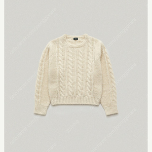 더바넷 the barnnet Pope Cable Knit Sweater [택포]