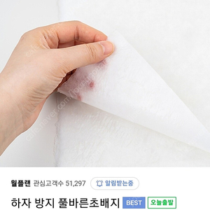 풀바른 초배지 20장 벽지 셀프 도배