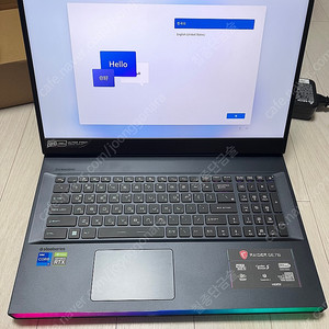 MSI GE시리즈 레이더 GE76 12UH QHD(SSD 2TB) 판매합니다.
