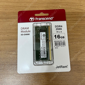 [Transcend] DDR4 2666 16GB 노트북용 메모리 팝니다.