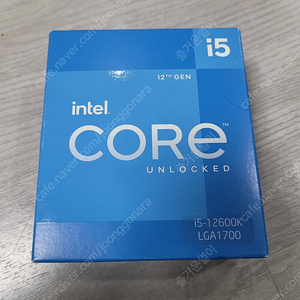 I5-12600K 인텔CPU //수율 상위 1% (12세대 엘더레이크)