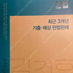 김건호 헌법 최근 3개년 기출 예상 헌법판례(택포)
