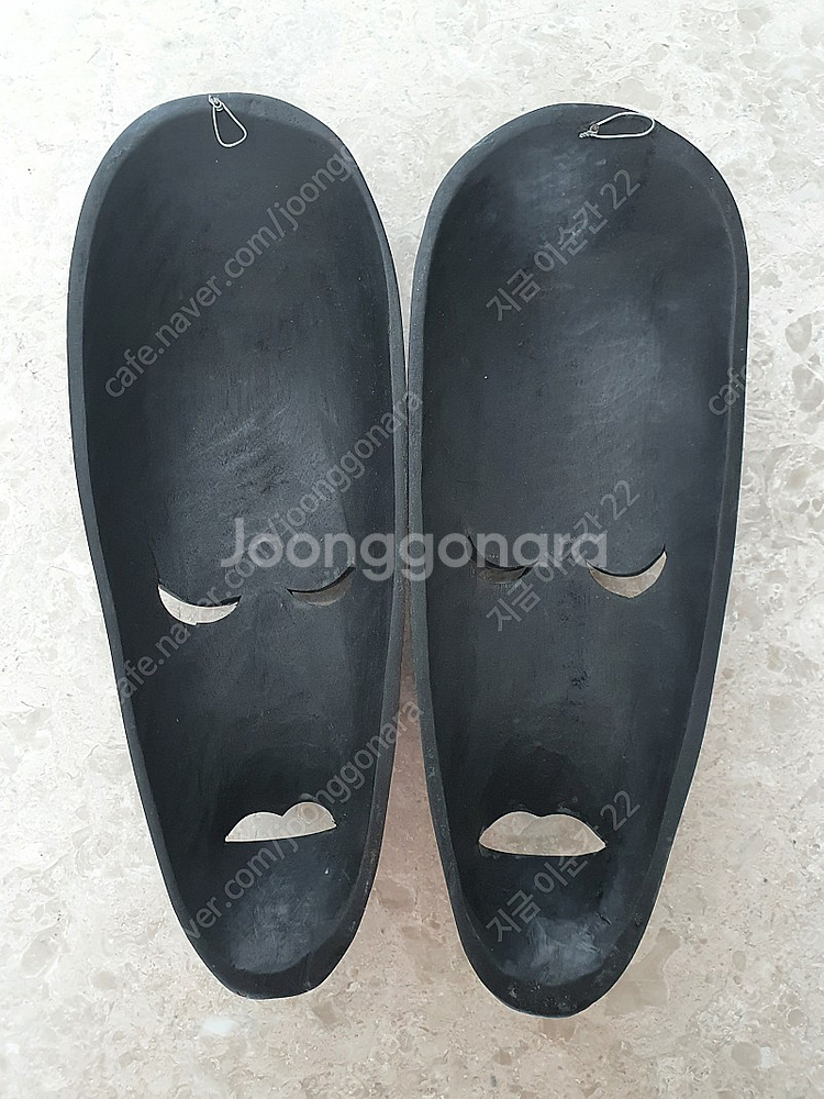 나무 목각 우드 탈 마스크 가면--1