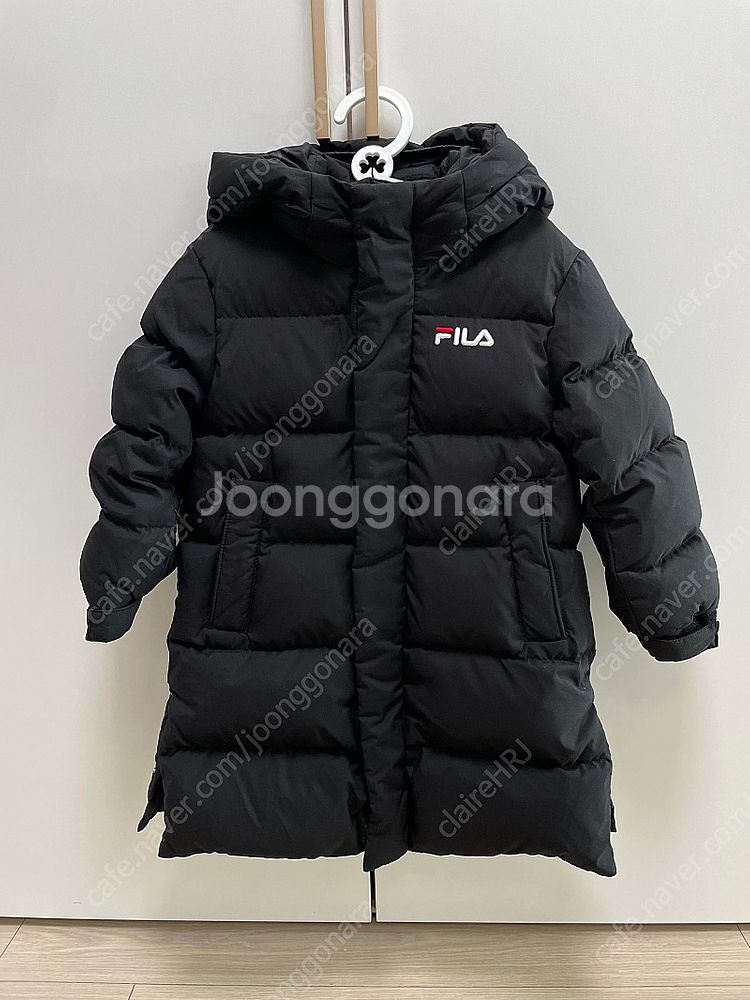 휠라 키즈 오리털 롱패딩 100--0