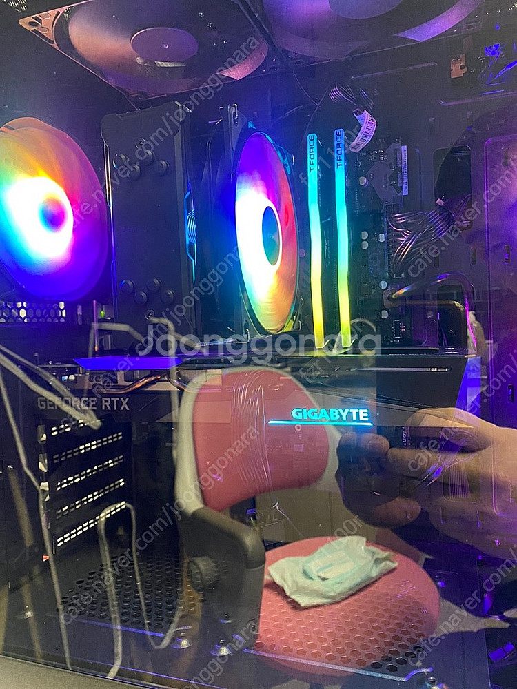 인텔 i5 12400f b660보드 3050 그래픽카드...--1