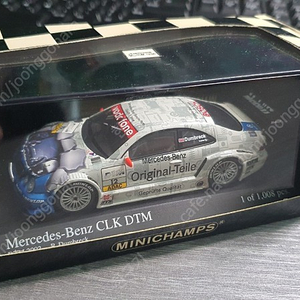 Modelcar 1:43 Mercedes Benz CLK #12 | Peter Dumbeck (Minichamps 400023112)