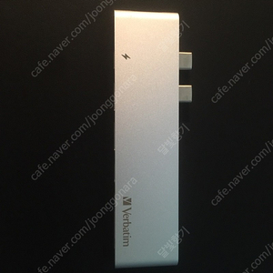 버바팀 듀얼 C타입 Type-C 차징 허브 with HDMI 맥북 팝니다.