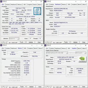 컴퓨터 i7-7700k 1060 3g ram32g판매합니다