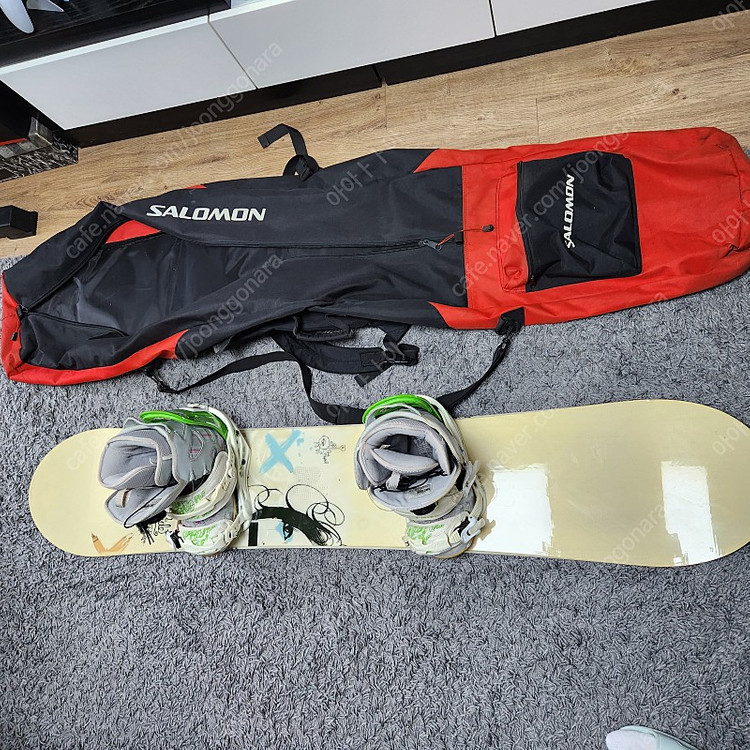 여자 스노보드셋트 부츠240 데크143--1