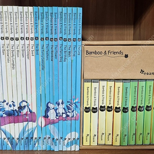 한솔 영어과학동화 bamboo & friends 전집 (CD&DVD) & 한솔 수학동화