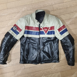 다이네즈 가죽자켓 DAINESE 8-TRACK LEATHER JACKET 블랙/아이스/레드