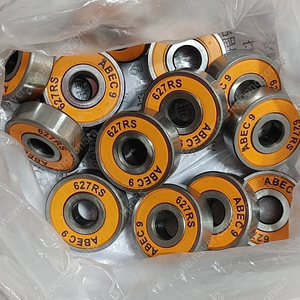 롤러스케이트 ABEC9 베어링 627RS 7mm(16개)