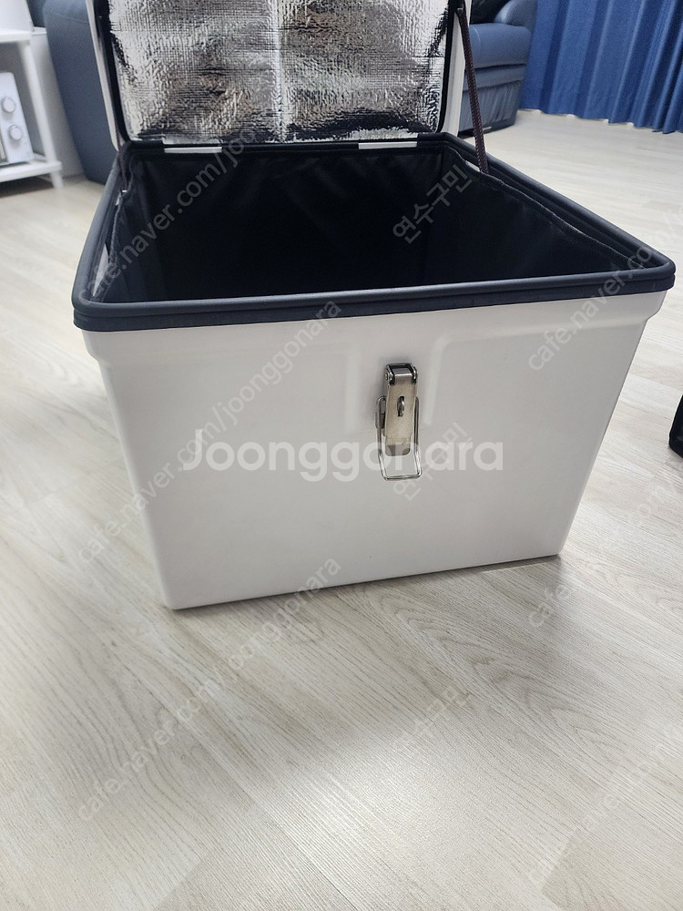 대성사각6호 배달통 흰색 (내피포함) + 우일슬라이드짐...--2