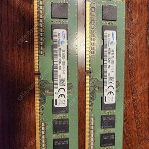 삼성 DDR3 4GB 시금치 램 2장 팝니다