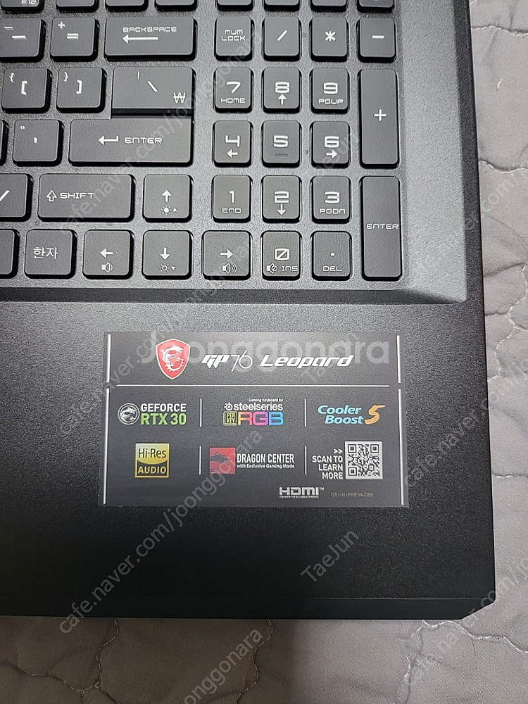 MSI GP76 LEOPARD 10UE 게이밍 노트북--6