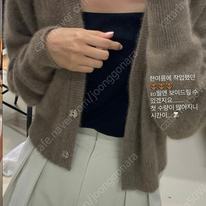 시에 라쿤 썸미니 가디건