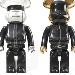 베어브릭 1000 다프트펑크 얼라이브 BEARBRICK DAFTPUNK ALIVE 1000