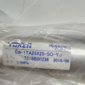 YUKEN 시린더 SW-1TA25X25-SO-YJ. 1개 판매합니다