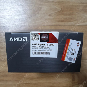 AMD 라이젠 5600 대원CTS 정품 미개봉