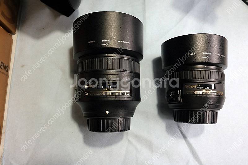 니콘 50mm(50.4g), 85mm(85.8g) 렌즈...--9