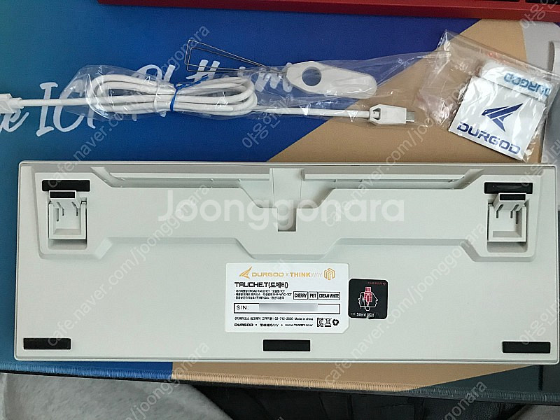 듀가드 씽크웨이 토체티 텐키리스 체리축 기계식 게이밍 ...--4
