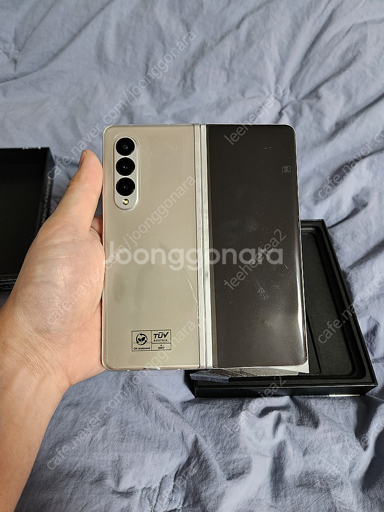 팝니다)갤럭시 Z폴드3 512GB(사진첨부합니다)--5