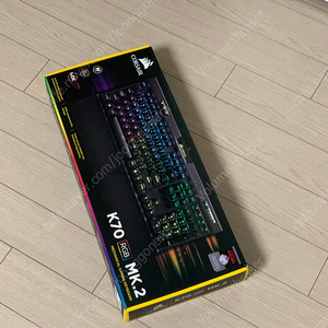 커세어 k70 rgb mk2 적축