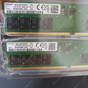 ddr5 삼성램 16gb x 2 4800hz 팝니다 (만원 인하)