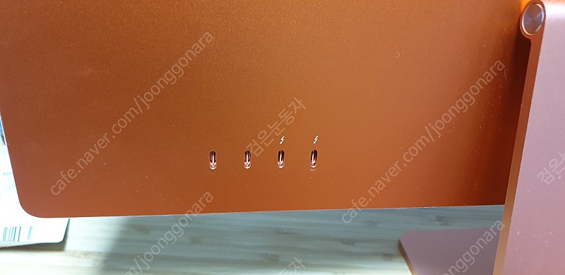 (풀박스) m1 아이맥(imac) 24인치 고급형(8cpu 8gpu 512g) + 애플케어플러스(기간 넉넉함) 판매... 이미지