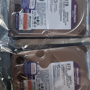 WD PURPLE 6TB 2개 미개봉 택포