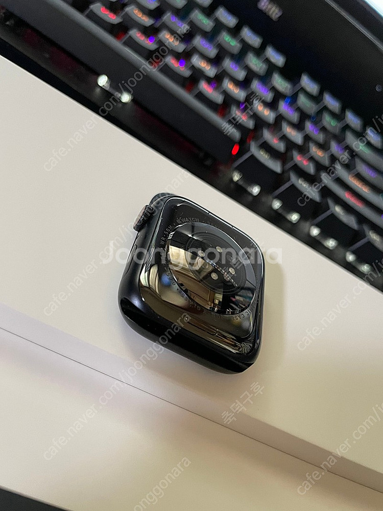 애플워치7 45mm 셀룰러 미드나이트--5