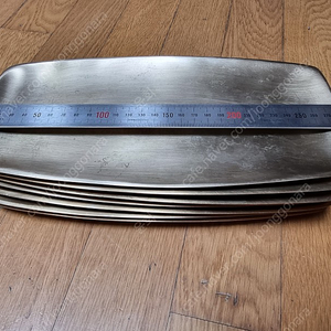 유기그릇 사각접시 판매합니다.