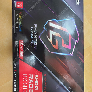 에즈락 rx6800xt 팬텀게이밍oc