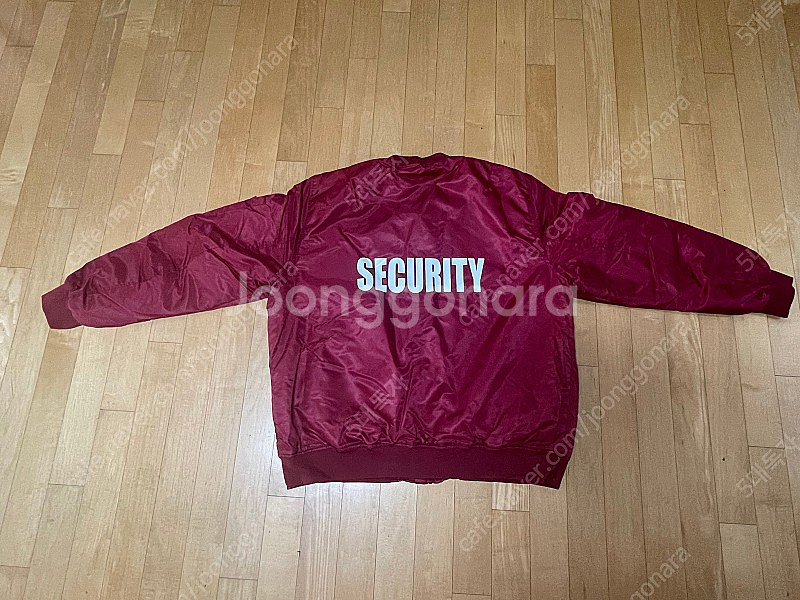 Security 안전 야구 탑건 항공 점퍼--1