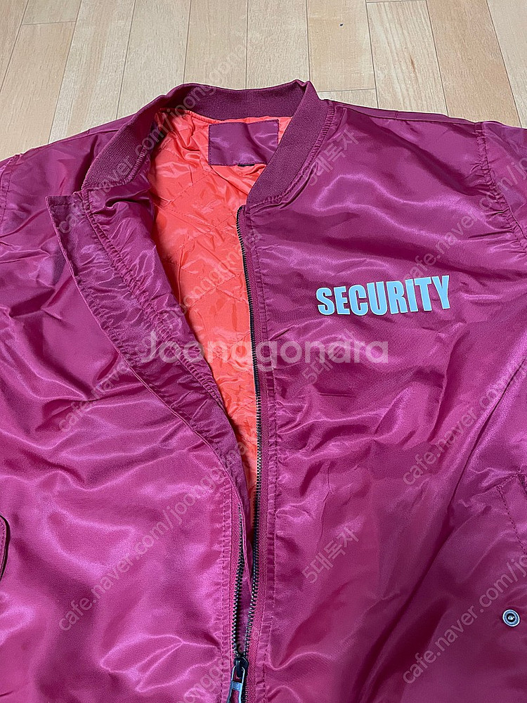 Security 안전 야구 탑건 항공 점퍼--5