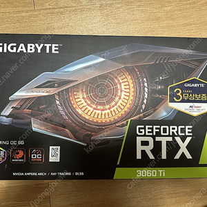 기가바이트 RTX3060ti (LHR) 팝니다