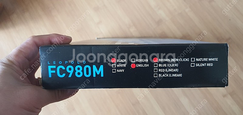 레오폴드 fc-980m 갈축 팝니다--1