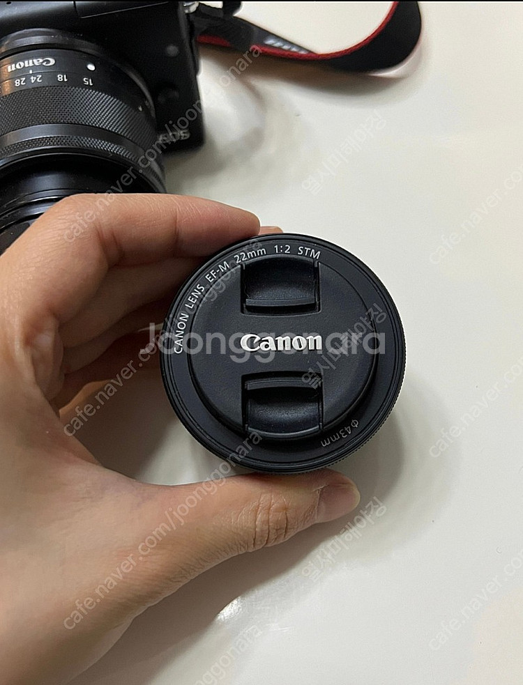 캐논 M100 + 22mm 단렌즈 팝니다--2