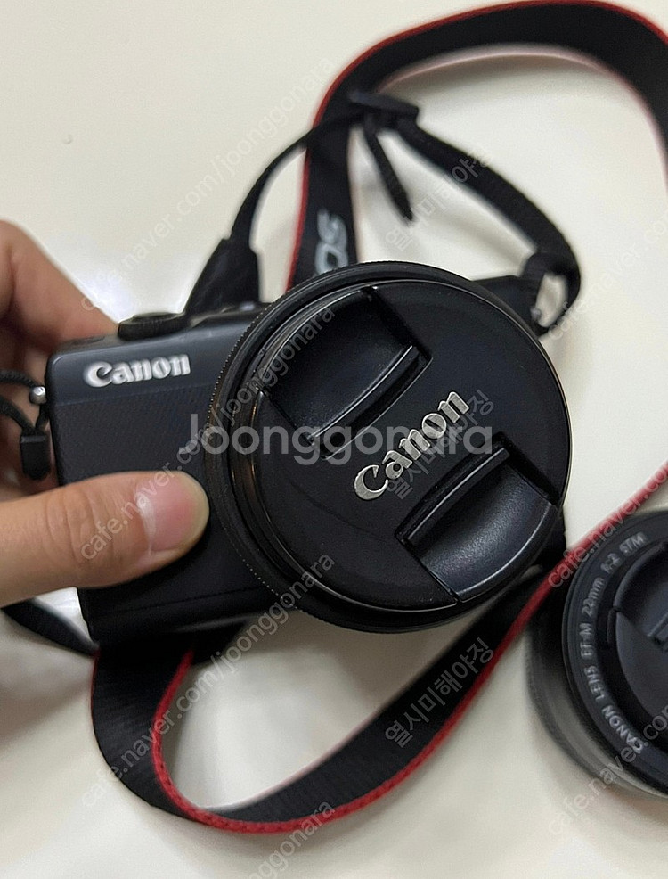 캐논 M100 + 22mm 단렌즈 팝니다--3