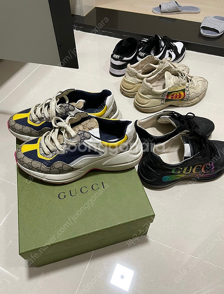 구찌 롸이톤/라이톤 스니커즈 9.5--2