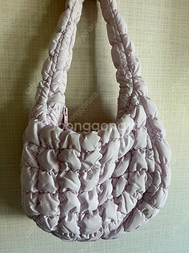 코스 퀼티드 미니백 핑크--1