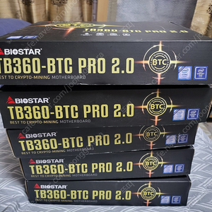 TB360-btc pro.3.0 + G5420 +4g + 64ssd 12way 메인보드셋 기타채굴용품 팝니다