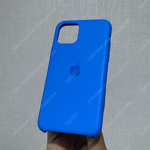 아이폰 11 프로 정품 실리콘 케이스 서프 블루